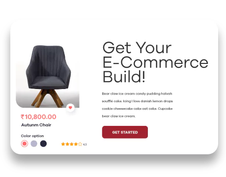 eCommerce website design template